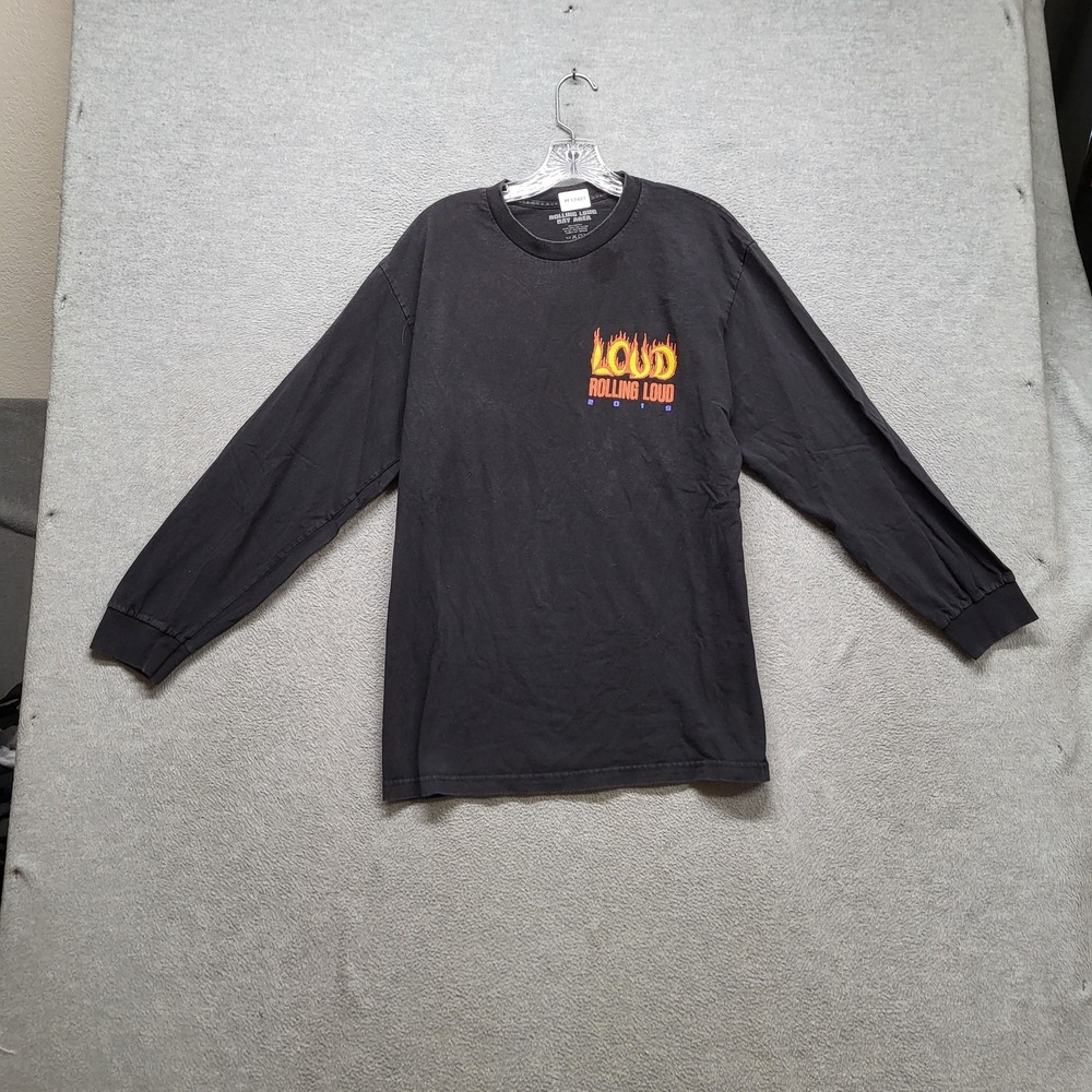 Rolling Loud Women Shirt L Black Bay Area Tour Lineup Concert Hip Hop